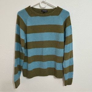 Lands end green and blue sweater size L